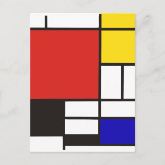Carte Postale Mondrian