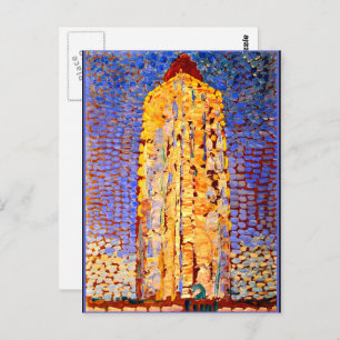 Carte Postale Mondrian - Phare de Westkapelle