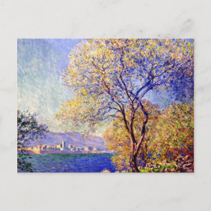 Carte Postale Monet - Antibes vue depuis les jardins de Salis