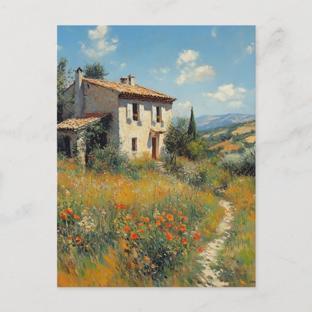 Carte postale Monet Art Vintage (Devant)