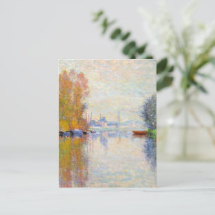 Carte Postale Monet - Automne sur la Seine à Argenteuil
