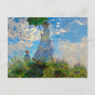 Carte Postale Monet Femme Parasol Impressionnisme