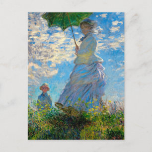 Carte Postale Monet Femme Parasol Impressionnisme