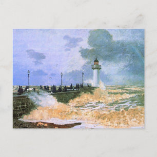 Carte Postale Monet - La Jetée au Havre,