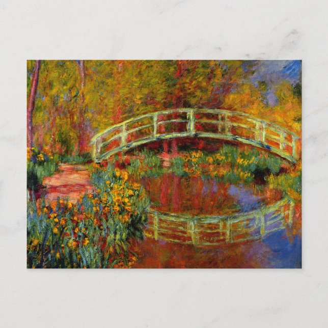 Carte Postale Monet - Le pont japonais (Devant)