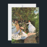 Carte Postale Monet - Les femmes dans le jardin<br><div class="desc">Claude Monet peinture populaire,  Women in the Garden.</div>