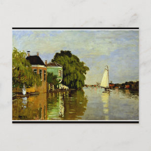 Carte Postale Monet - Maisons sur l'Achterzaan