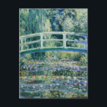 Carte Postale Monet - Nappes à eau et pont japonais<br><div class="desc">Water Lilies and Japanese Bridge,  célèbre peinture de Claude Monet,  1899</div>