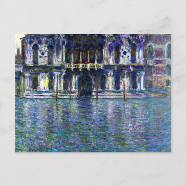 Carte Postale Monet - Palais Contarini, 1908 (Devant)
