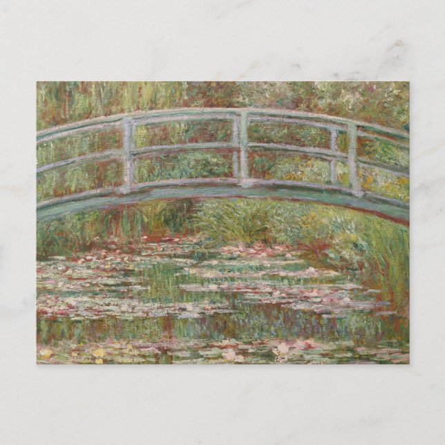 Carte Postale Monet Pont Japonais de Giverny (Devant)