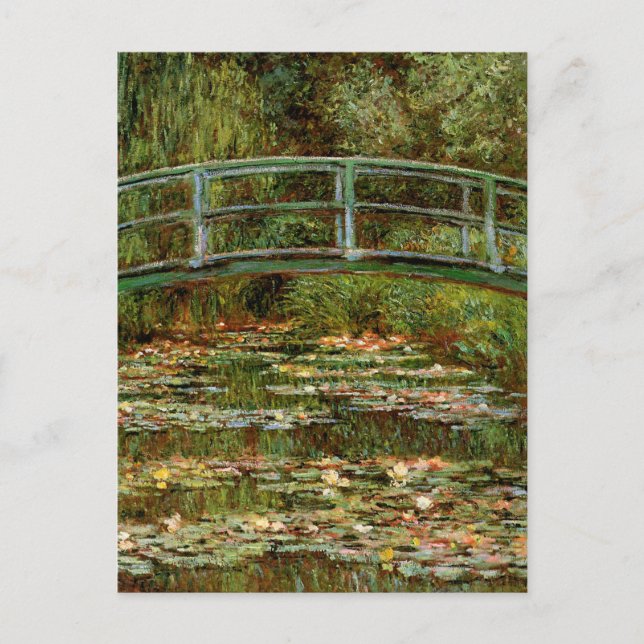 Carte Postale Monet Pont Japonais Giverney (Devant)