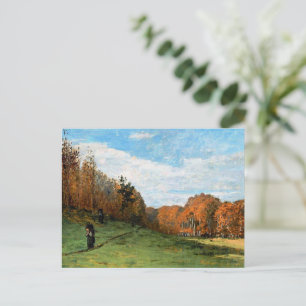 Carte Postale Monet, Porteurs de bois dans la forêt de Fontaineb