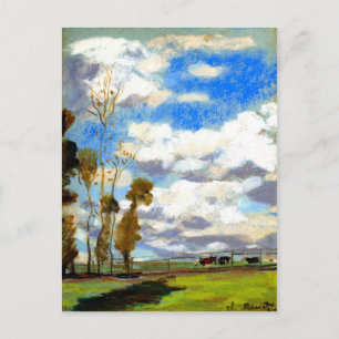 Carte Postale Monet - Trois vaches dans un pâturage