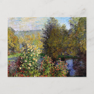 Carte Postale Monet - Un coin du jardin à Montgeron