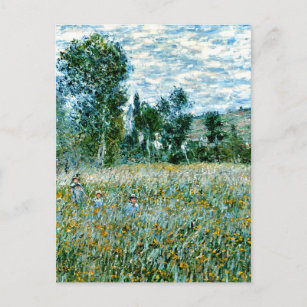 Carte Postale Monet - Un pré