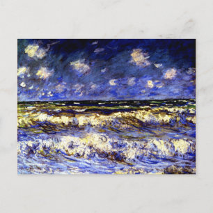 Carte Postale Monet - Une Mer Orageuse