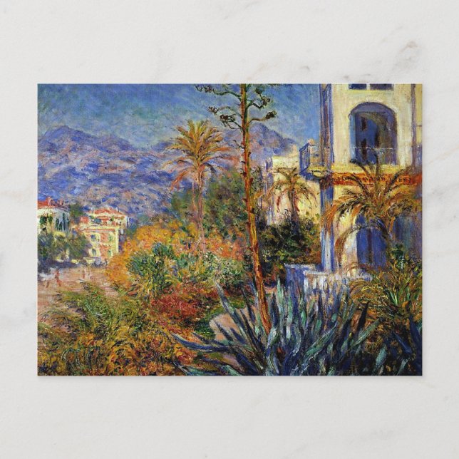 Carte Postale Monet - Villas à Bordighera (Devant)