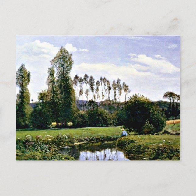 Carte Postale Monet - Vue sur Rouelles Le Havre (Devant)