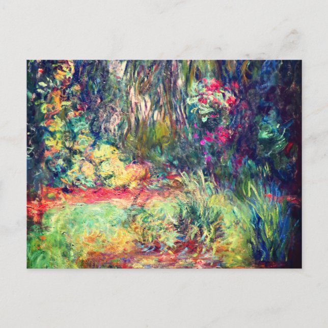 Carte Postale Monet Water Lily Pond (Devant)