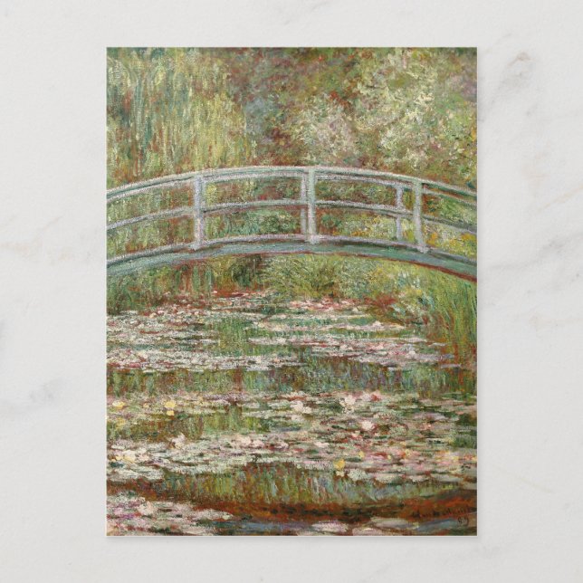Carte Postale Monet's "Bridge Over a Pond of Water Lilies" 1899 (Devant)