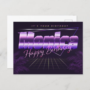 Carte Postale Monica Prénom