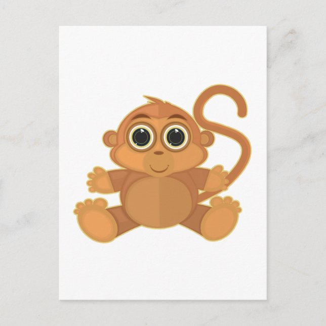 Carte Postale Monkey (Devant)