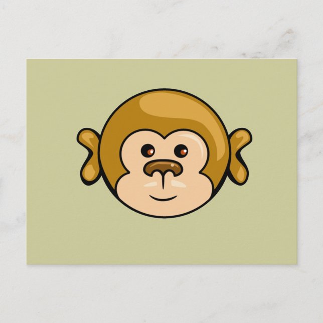Carte Postale monkey (Devant)