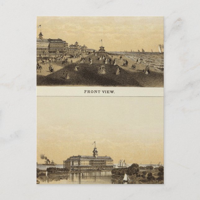 Carte Postale Monmouth House, Spring Lake, NJ (Devant)