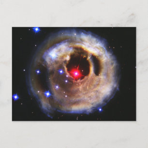 Carte Postale Monocerotis Star V838 (télescope Hubble)