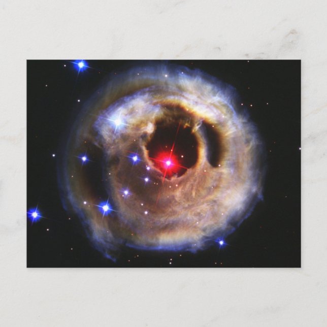 Carte Postale Monocerotis Star V838 (télescope Hubble) (Devant)
