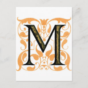 Carte Postale Monogram
