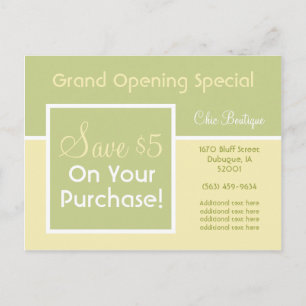 Carte postale Monogram Band Tea & Creative