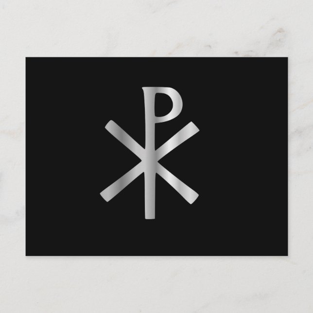 Carte Postale Monogramme du Christ - rho chi (Devant)