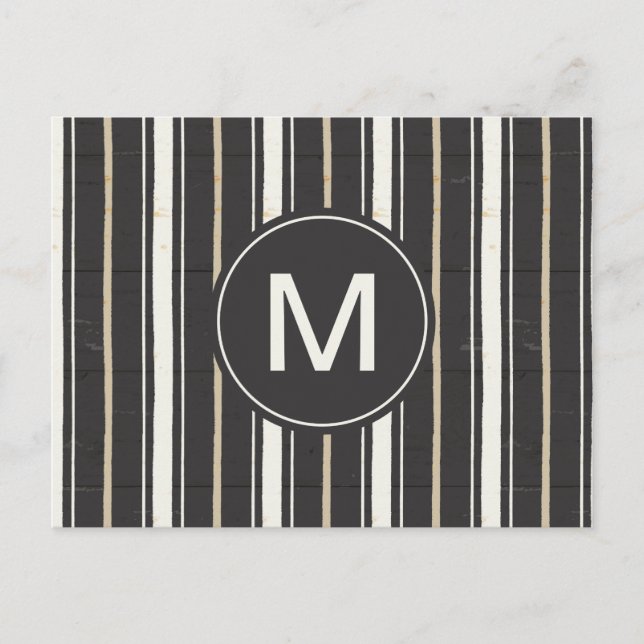 Carte Postale monogramme | Signs Step Two (Devant)