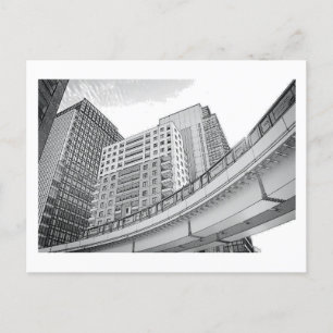 Carte Postale Monorail de Tokyo : Shiodome, Tokyo