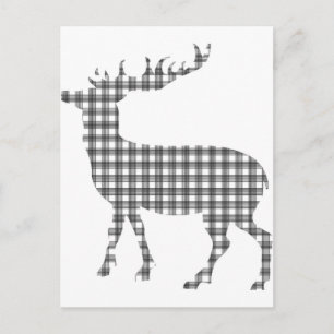 Carte Postale Monotone classique cerf