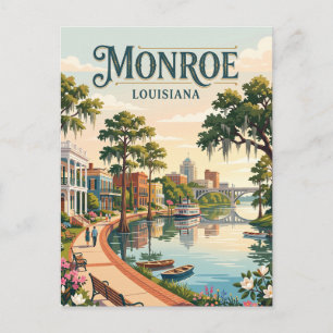 Carte Postale Monroe, Louisiane