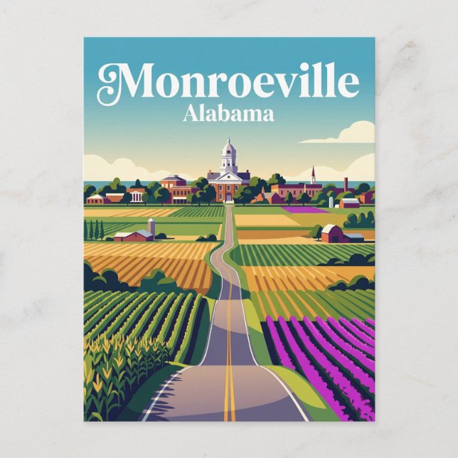 Carte Postale Monroeville États-Unis (Devant)