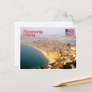 Carte Postale Monrovia - Liberia - Vue aérienne -