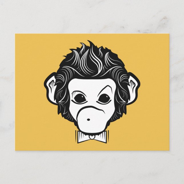 Carte Postale monsieur monkey (Devant)