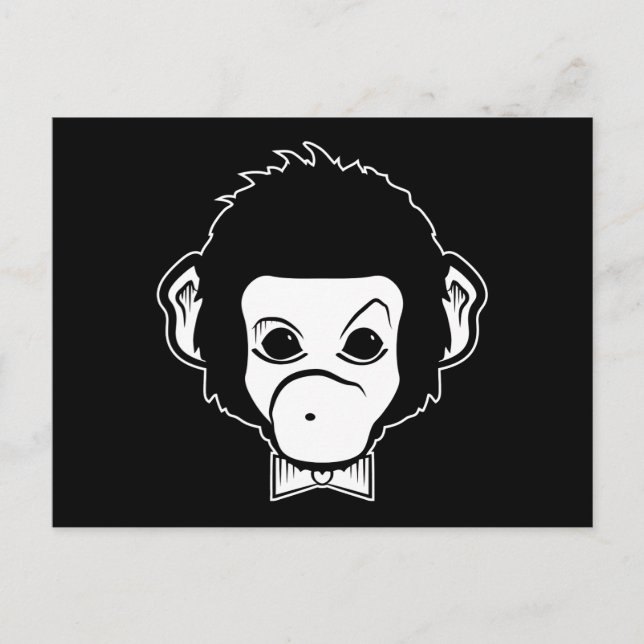 Carte Postale monsieur monkey (Devant)