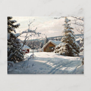 Carte Postale Monsted - Paysage hivernal à Solbelyst