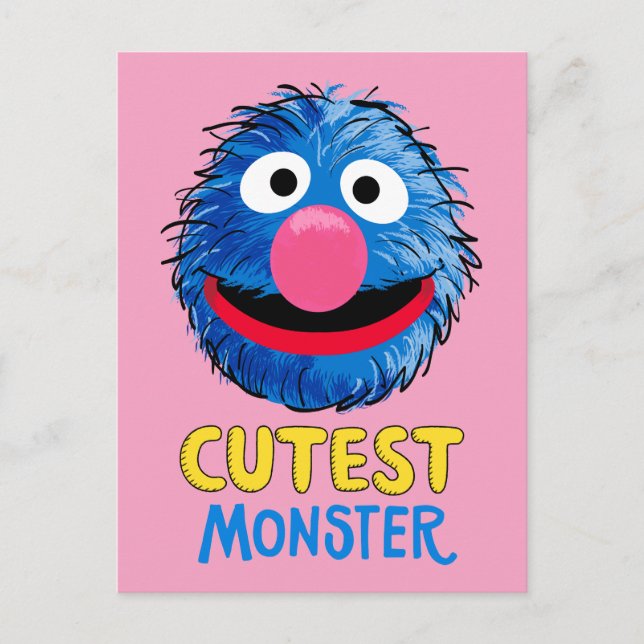 Carte Postale Monster à la fin de cette histoire | Grover (Devant)