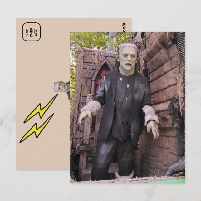 Carte postale Monster de Frankenstein - Édition 20 (Devant / Derrière)