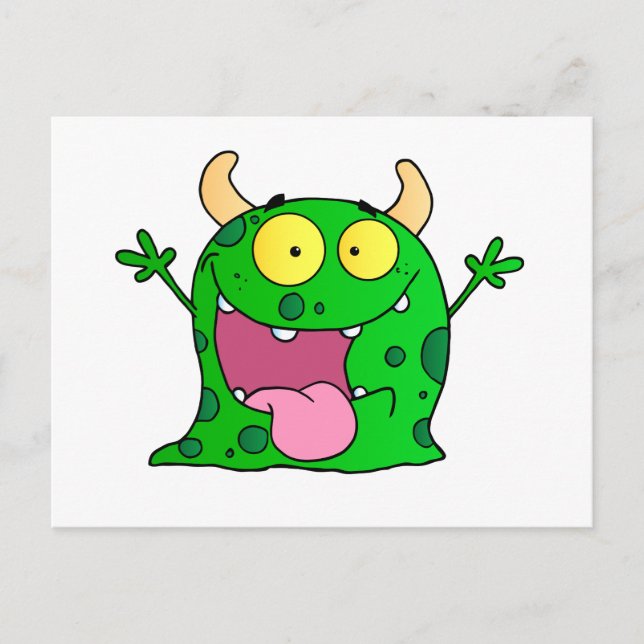 Carte Postale Monster Funny Dessin Dessin Dessin Dessin Dessin C (Devant)