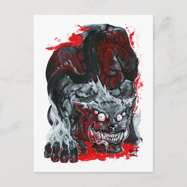 Carte Postale Monster Kitty (Devant)