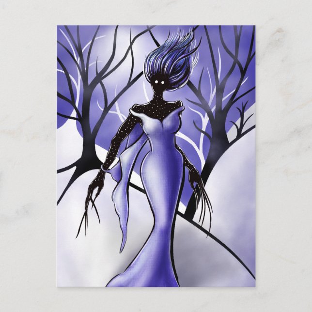 Carte Postale Monster Macabre de la femme déplaisante (Devant)