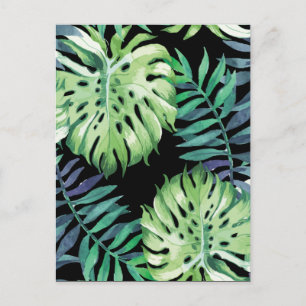 Carte Postale Monstera Deliciosa Hawaiian Island Tropiques Feuil