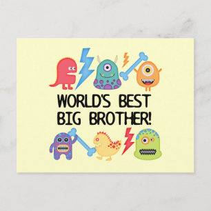 Carte Postale Monsters World's Best Big Brother