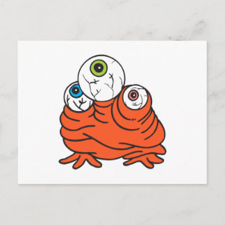 Carte Postale monstre à trois yeux